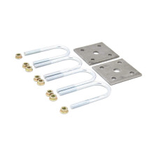 Kit di montaggio per asse di ricambio Lippert con tubo da 1,75"" e design con bullone a U per sistemi di sospensione per rimorchi da viaggio per c