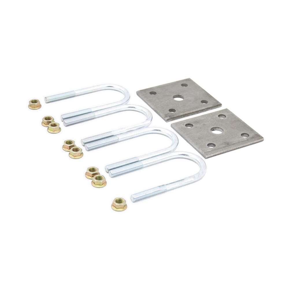Lippert Replacement Axle Mounting Kit With 1.75"""" Tube And U-Bolt Design For Rv Travel Trailer Suspension Systems -297426 848150009081