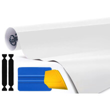 3M 1080 glnzend weie Vinylfolienrolle inklusive Werkzeugsatz (1 Fu x 5 Fu)