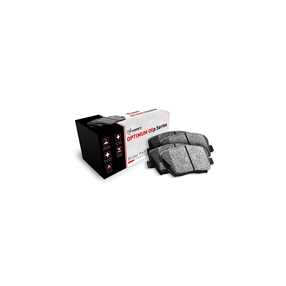 R1 Concepts 2552-1061-00 - Optimum OEp Front Brake Pads-image-OPC-PM8RHQY-NEW