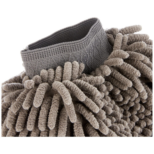 Amazon Deluxe Microfiber Car Wash Drying Mitts, 2 Pack, Grey, 30 cm L x 20 cm W 2