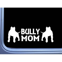 Adesivo adesivo Pit Bull da 8 pollici per cane EZ-STIK Bully Mom L237