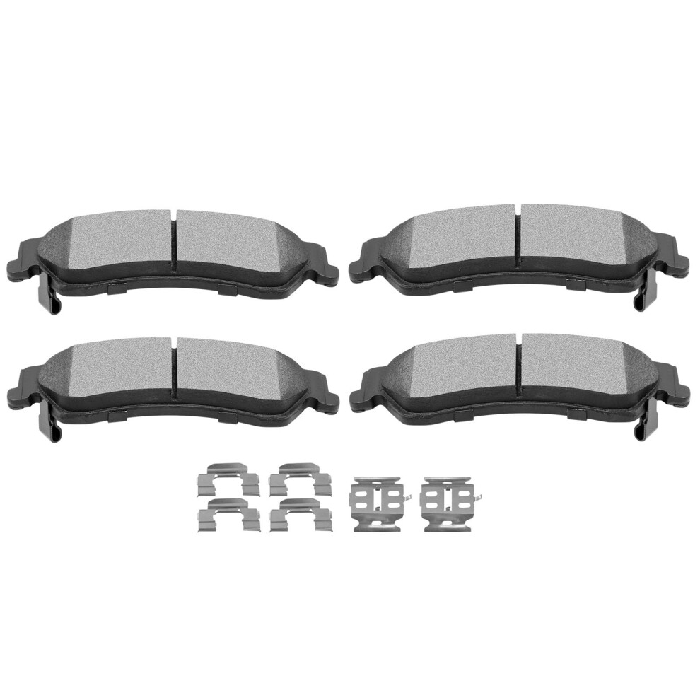 Scitoo Ceramic Pads 4Pcs Rear Brake Pads Brakes Kits Fit For 97-05 For Chevy Blazer 98-04 For Chevy S10 97-05 For Gmc Jimmy 98-04 For Gmc Sonoma 98- 611040234586