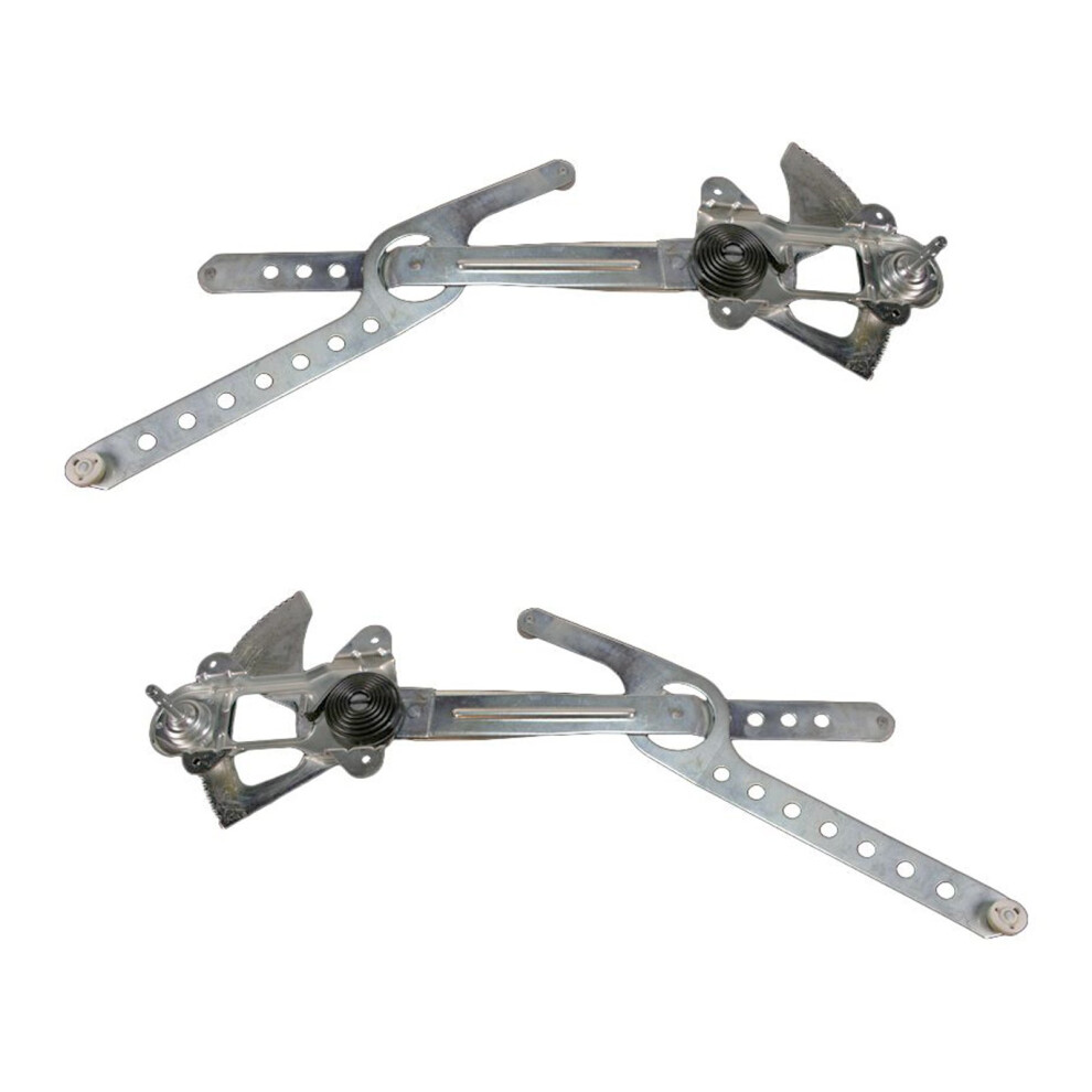 Trq Driver & Passenger Side Manual Window Regulator Set Compatible With 88-02 Chevrolet Gmc Gm1350105 191213501887