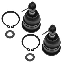 TRQ Front Upper Ball Joint Set compatibel met 99-19 Chevrolet GMC 03-09 Hummer