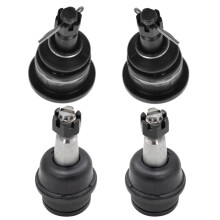 TRQ Front bestuurders- en passagierszijde bovenste en onderste kogelgewrichtset compatibel met 1994-1999 Dodge Ram 1500