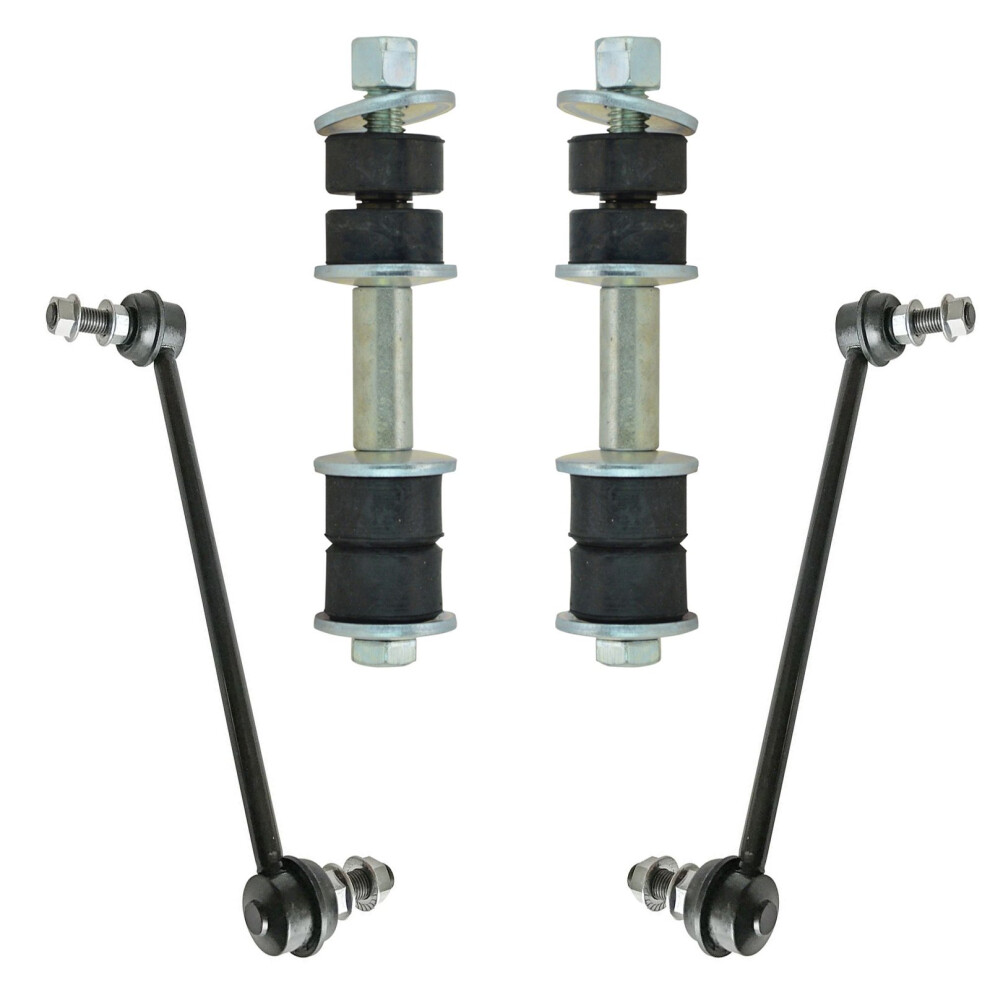 Trq Front & Rear Sway Bar Stabilizer Link Set Compatible With 2000-2004 Nissan Xterra 191213559246