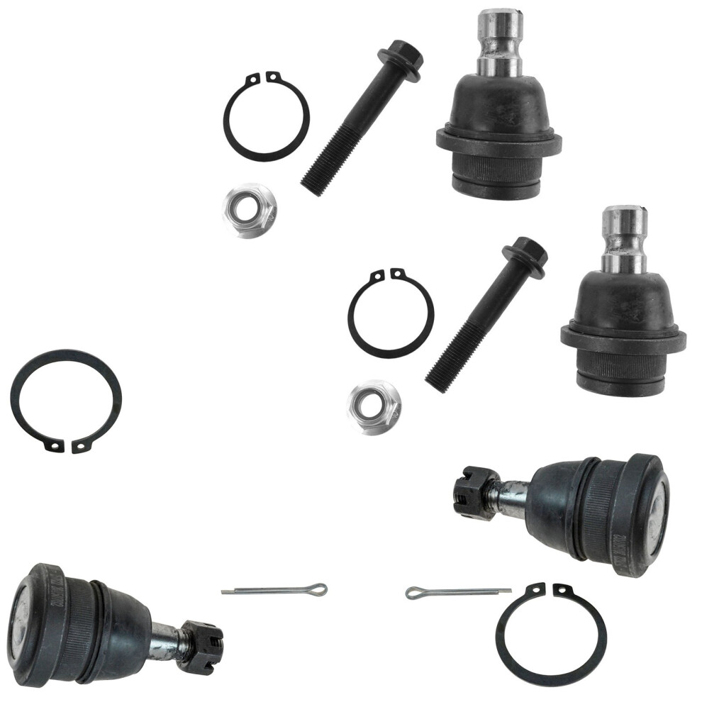 Trq Front Ball Joint Set Compatible With 2004-2010 Infiniti Qx56 2005-2015 Nissan Armada 2004 Pathfinder Armada 2004-2023 Titan 191213633298