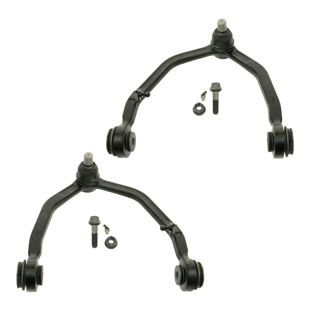 Trq Front Upper Control Arm With Ball Joint Set Compatible With 1993-1998 Lincoln Mark Viii 191213624050