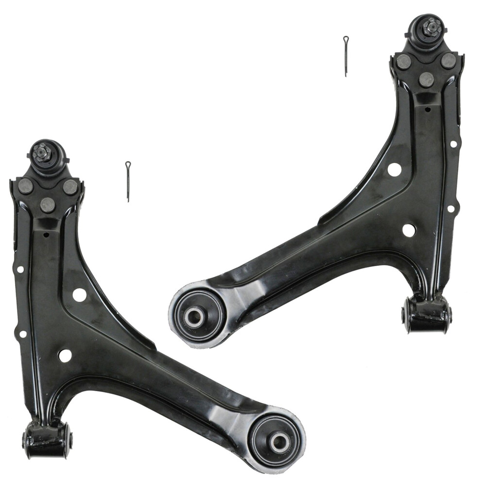 Trq Front Lower Control Arm With Ball Joint Set Compatible With 1995-2005 Chevrolet Cavalier Pontiac Sunfire 191213621653