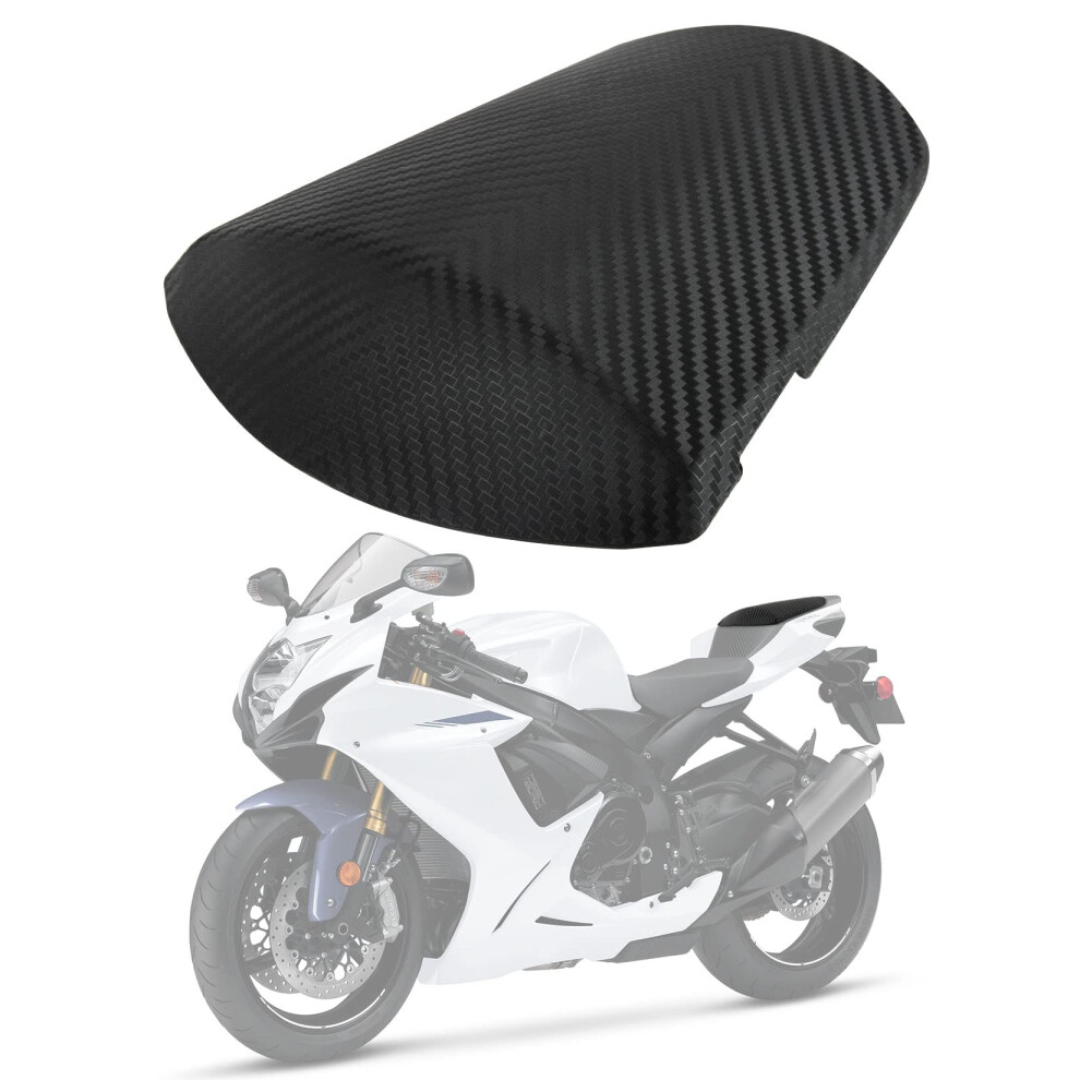 Psler Motorcycle Rear Passenger Pillion Seat Cowl Fairing Solo Tail Cover Hump For Gsxr600 750 K11 2011-2024(Carbon) 6937877717035