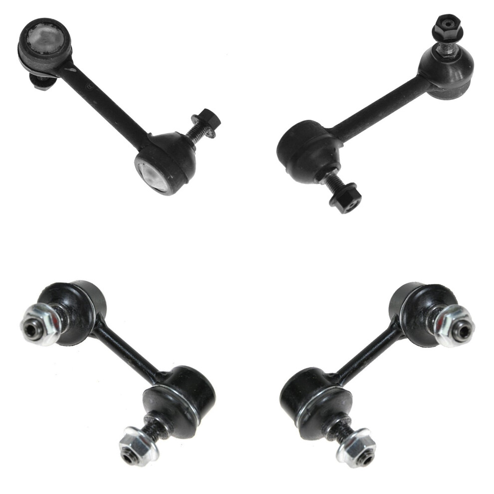 Trq Front & Rear Sway Bar Stabilizer Link Set Compatible With 2001-2003 Acura Cl 1999-2003 Tl 1998-2002 Honda Accord 191213558201
