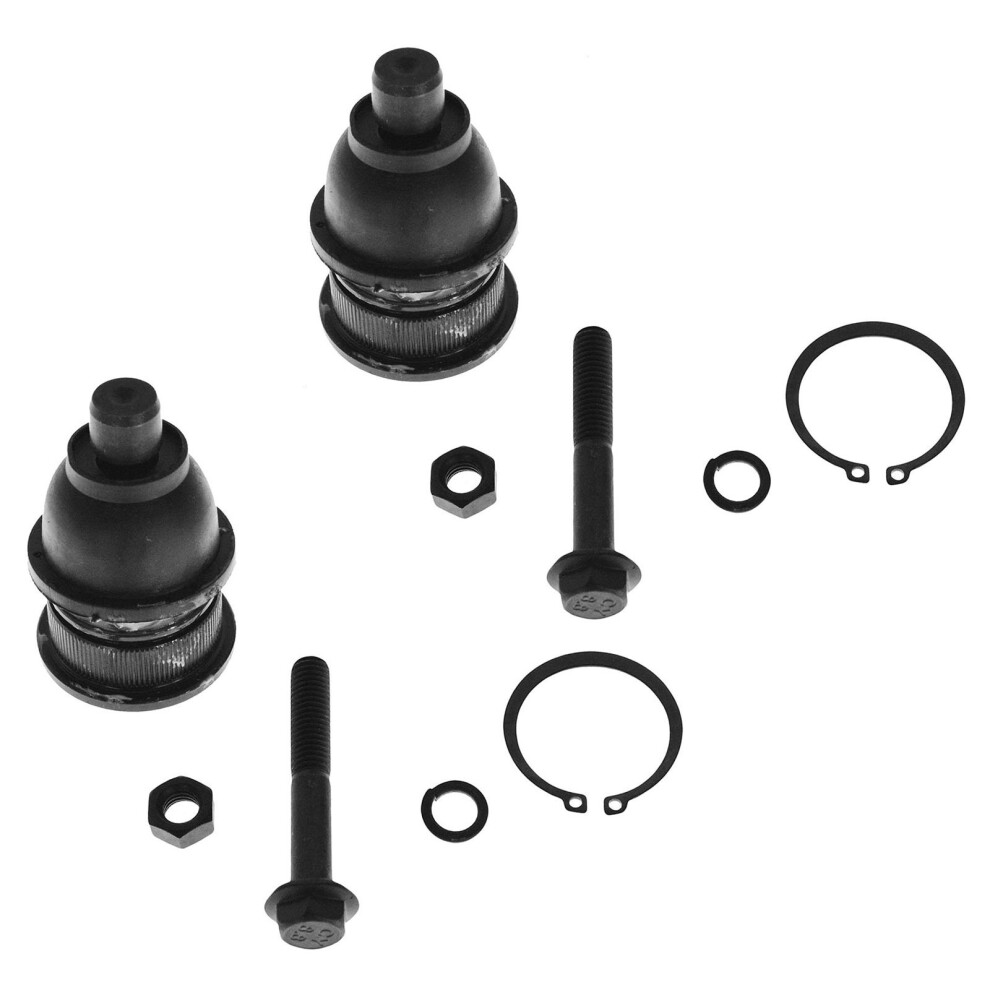 TRQ Front Upper Ball Joint Set Compatible with 04-07 Buick 02-09 Chevrolet GMC 03-08 Isuzu 02-04 Oldsmobile 05-09 Saab-image-OPC-PM8RJG5-NEW