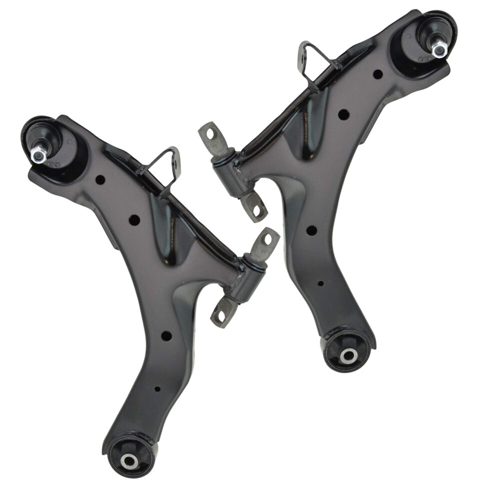 Trq Front Lower Control Arm With Ball Joint Set Compatible With 2001-2006 Hyundai Elantra 191213624203