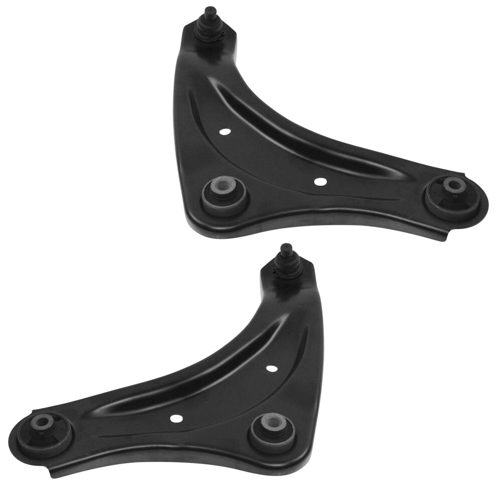Trq Front Lower Control Arm With Ball Joint Set Compatible With 2011-2017 Nissan Juke Leaf 191213624982