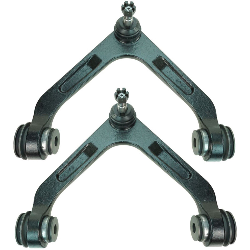 Trq Front Upper Control Arm With Ball Joint Set Compatible With 2003-2005 Dodge Ram 2500 Ram 3500 191213623923