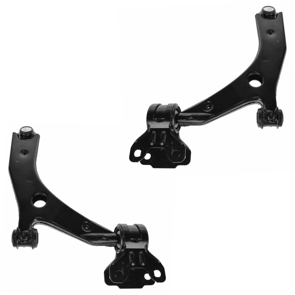 Trq Front Lower Control Arm With Ball Joint Set Compatible With 2010-2013 Mazda 3 191213624739