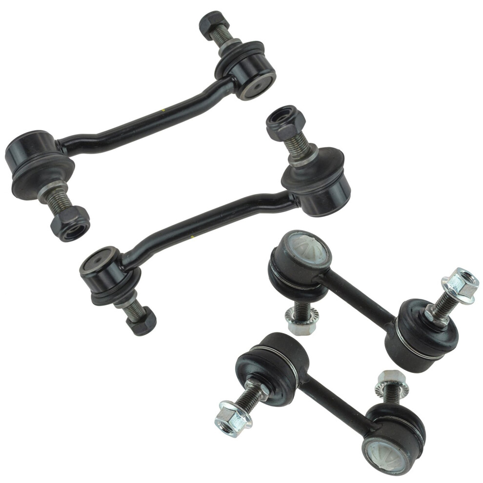 TRQ Front & Rear Sway Bar Stabilizer Link Set Compatible with 2006-2011 Hyundai Azera 2006-2010 Sonata 2007-2009 Kia Amanti-image-OPC-PM8RJJC-NEW