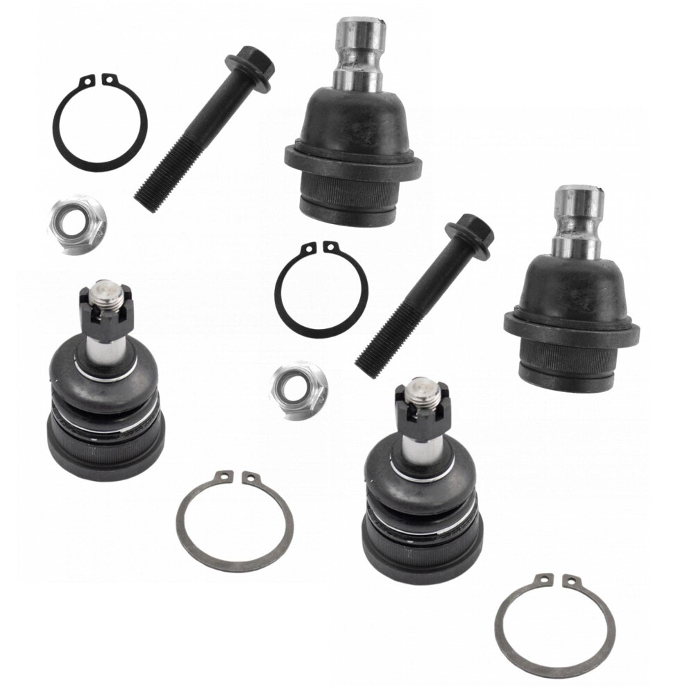 Trq Front Ball Joint Set Compatible With 2005-2019 Nissan Frontier 2005-2012 Pathfinder 2005-2015 Xterra 191213633021