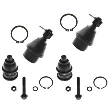 TRQ voorzijde bestuurders- en passagierszijde boven- en onderkogelgewrichtset compatibel met 04-07 Buick 02-09 Chevrolet GMC 03-08 Isuzu 02-04 Ol