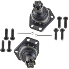 TRQ Front Upper Ball Joint Set compatibel met 84-05 Chevrolet 84-04 GMC 98-00 Isuzu 91-01 Oldsmobile