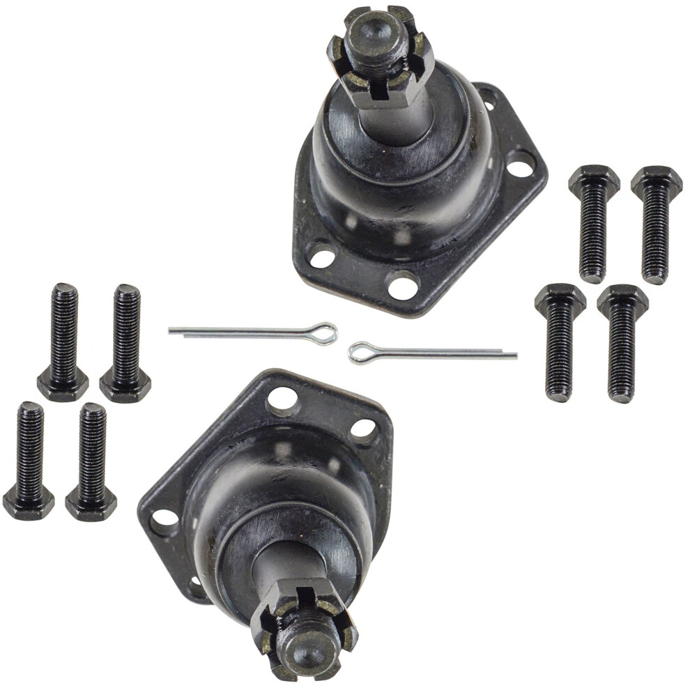 Trq Front Upper Ball Joint Set Compatible With 84-05 Chevrolet 84-04 Gmc 98-00 Isuzu 91-01 Oldsmobile 191213631478