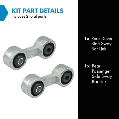 TRQ Sway Bar End Links Pair Set til BMW E34 E32 M5 Z3 1