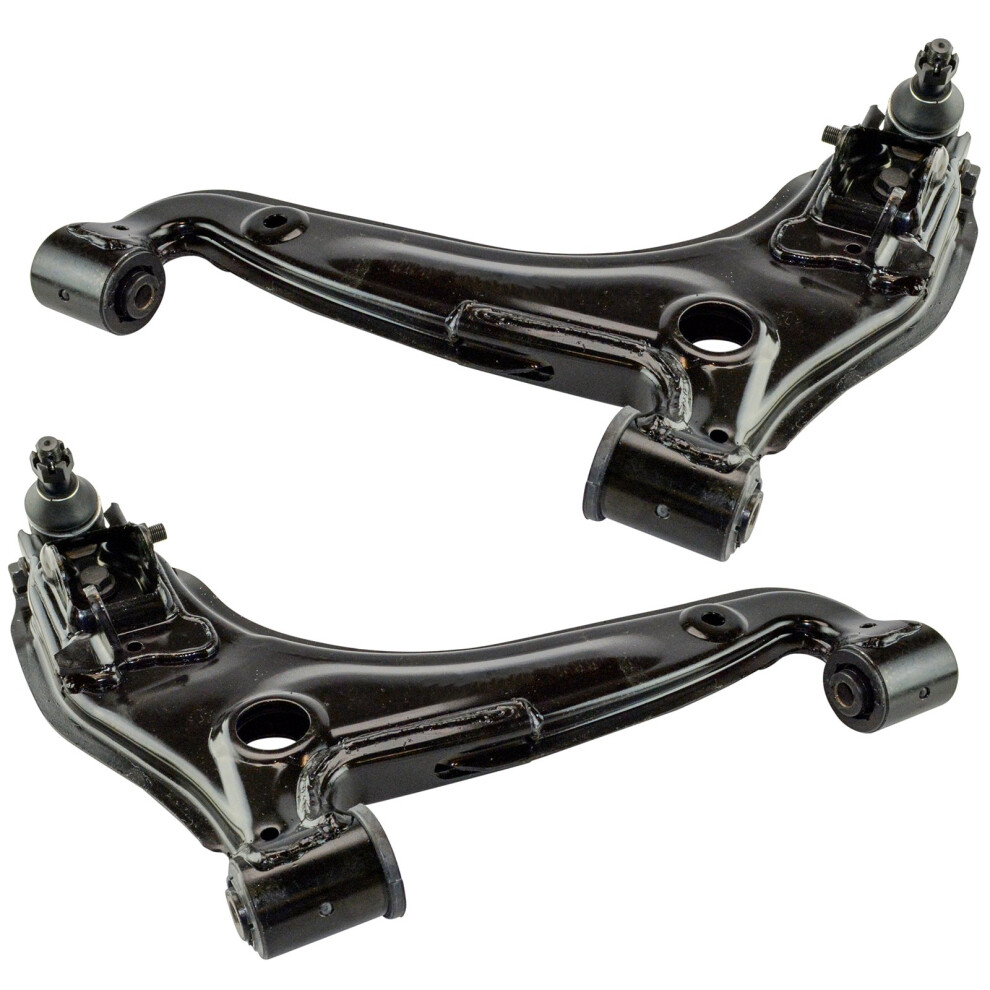 Trq Front Lower Control Arm With Ball Joint Set Compatible With 1990-2005 Mazda Miata 191213625750