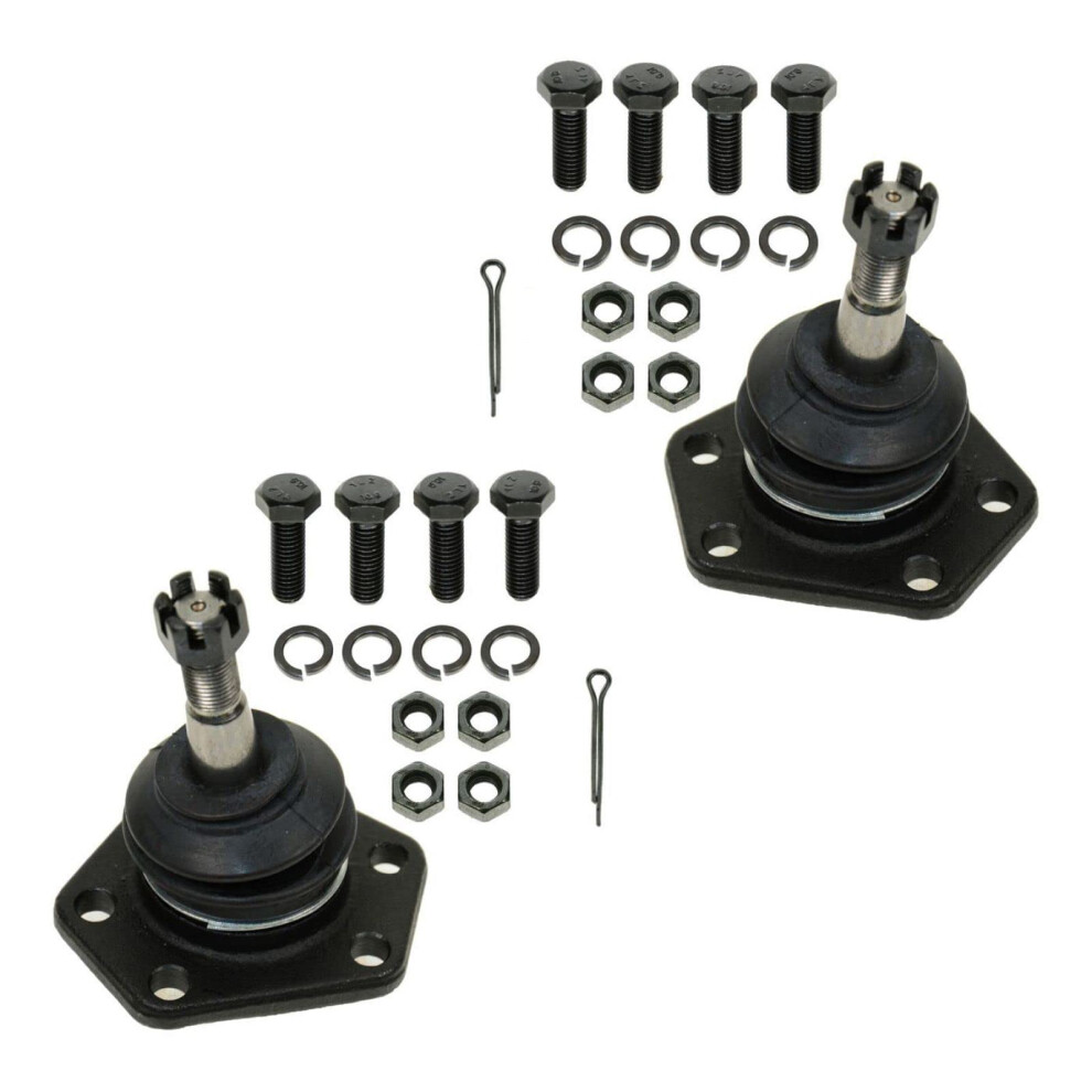 Trq Front Upper Ball Joint Set Compatible With 73-95 Chevrolet Gmc 191213632468