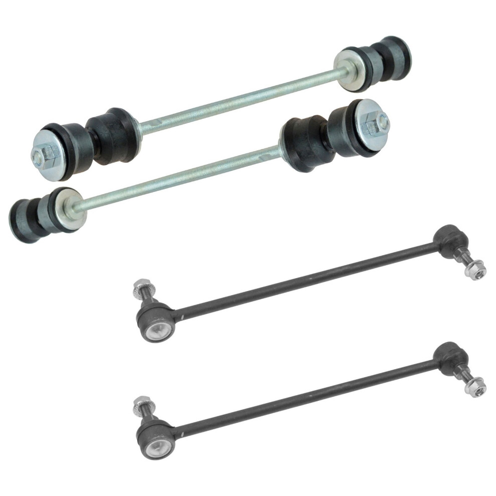 Trq Front & Rear Sway Bar Stabilizer Link Set Compatible With 2008-2017 Buick Enclave 2009-2017 Chevrolet Traverse 2007-2016 Gmc Acadia 2007-2010 Sat 191213560280