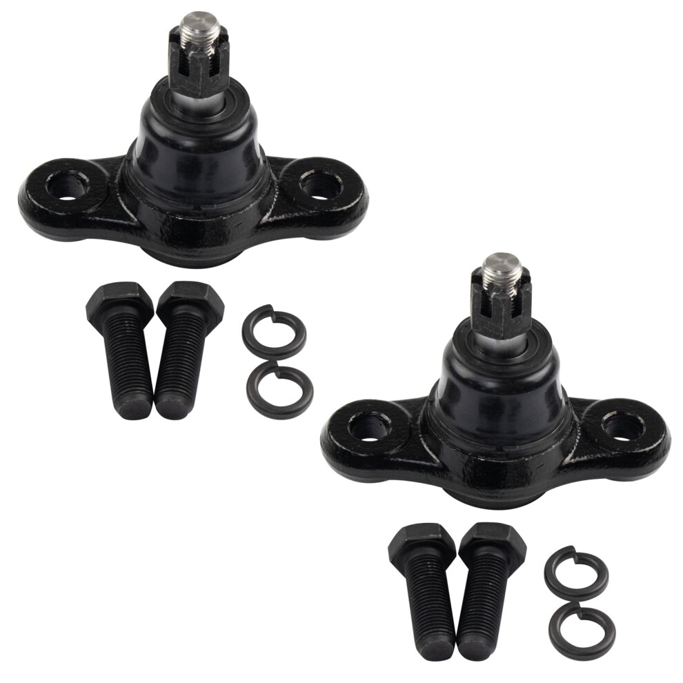 Trq Front Lower Ball Joint Set Compatible With 2007-2010 Hyundai Elantra 2010-2013 Kia Forte Forte Koup 2006-2010 Optima Rondo 191213633182