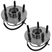TRQ Set di cuscinetti per mozzo ruota anteriore compatibili con Dodge Ram 1500 2009-2010 Ram 1500 2011