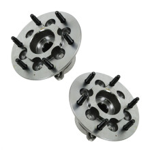 TRQ Juego de conjunto de rodamientos de cubo de rueda delantera compatible con Chevrolet Colorado GMC Canyon 2009-2012