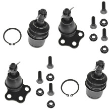 TRQ Oberer und unterer Kugelgelenksatz vorne auf der Fahrer- und Beifahrerseite, kompatibel mit Dodge Dakota 20002004 und Durango 20002003