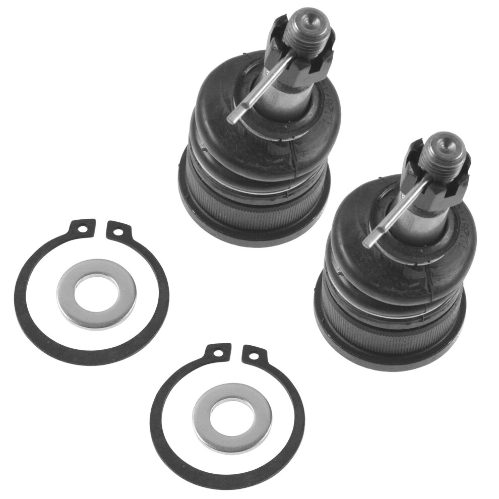 Trq Front Upper Ball Joint Set Compatible With 2006-2010 Jeep Commander 2005-2010 Grand Cherokee 191213630679