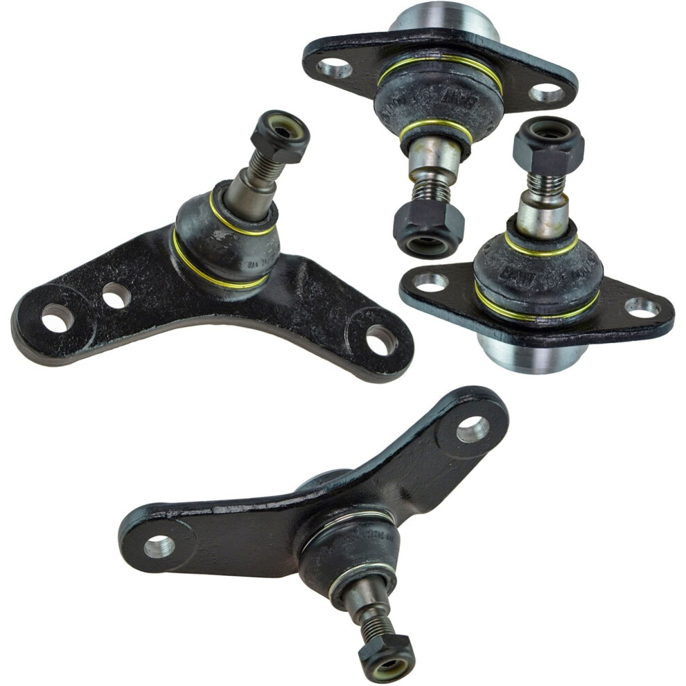 Trq Front Lower Ball Joint Set Compatible With 2002-2008 Mini Cooper 191213631027