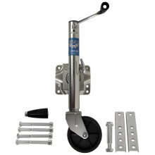 Jeremywell Jack Boat RV Swing Away Camper Wheel Bolt On 1000 lbs Trailer Side Swivel