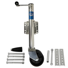 Jeremywell 1500 lbs Anhngerheber mit Doppelrad, verstellbar, 30,5 cm, zum Anheben, Reisen, Booten, fr Boot, Wohnmobil, Nutzfahrzeug, drehbare Zunge
