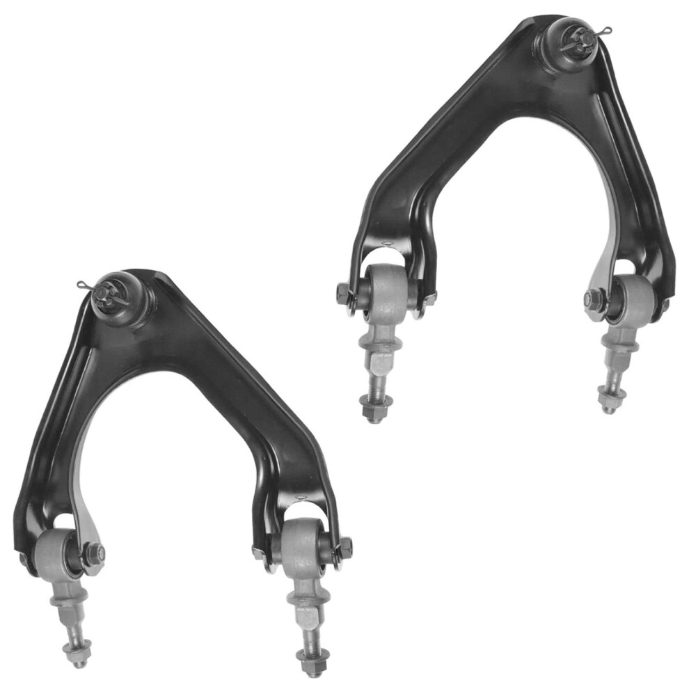 Trq Front Upper Control Arm With Ball Joint Set Compatible With 1990-1993 Honda Accord 191213622254