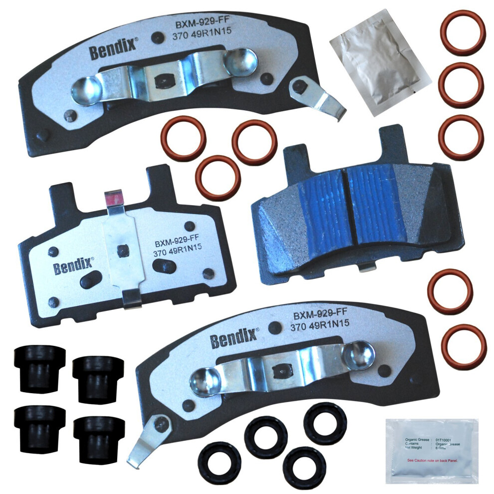 Bendix Fleet Metlok Mkd370fm Semi-Metallic Front Brake Pads For Select Models Chevy C35 C1500 Suburban C2500 C2500 C3500 C3500hd Express 2500 3500 K1 887243236140