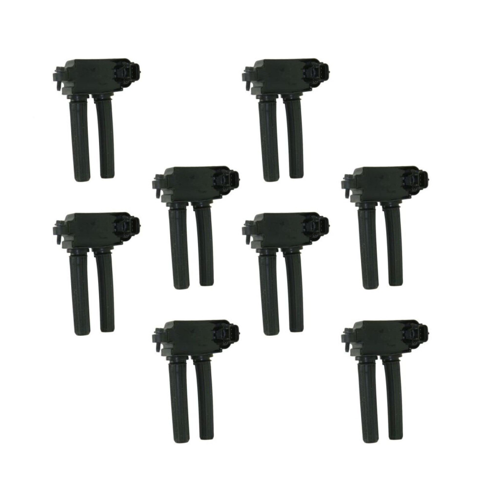 Trq Ignition Coil Set Compatible With 05-22 Chrysler 06-22 Dodge Jeep 11-22 Ram 191213614945