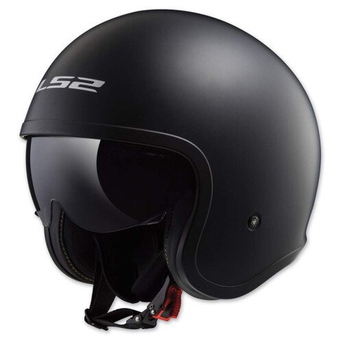 Helmy LS2 Open Face Spitfire Helmet (matn cern - X-Small)