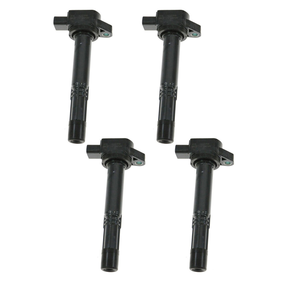 Trq Ignition Coil Set Compatible With 2002-2006 Acura Rsx 2003-2007 Honda Accord 2002-2011 Civic 2002-2009 Cr-V 2003-2011 Element 2004-2005 S2000 191213615508