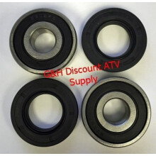 Kit cuscinetti e guarnizioni del tubo dell'asse della ruota anteriore aftermarket compatibile con le moto a 3 ruote Honda ATC 200S e 200M del 198