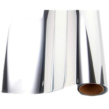 Redodeco selbstklebende reflektierende Chrom-Silber-Vinylfolie, 30,5 x 152,4 cm