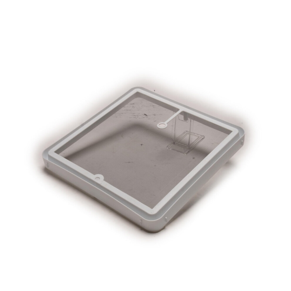 Heng's Industries Frame Vent Screen Fits Skylights Roof Vents Escape Hatches | Great For Rvs Motorhomes Campers Trailers | 90106-C1 White 811878011018
