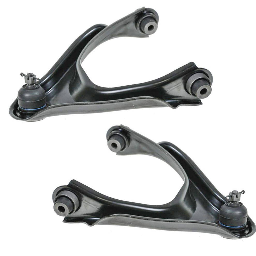 Trq Front Upper Control Arm With Ball Joint Set Compatible With 1997-2001 Honda Prelude 191213624432