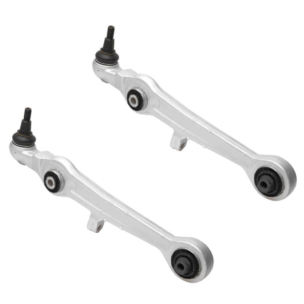 Trq Front Lower Control Arm With Ball Joint Set Compatible With 2000-2004 Audi A6 Quattro 2000-2003 A8 Quattro 2001-2003 S8 2003-2005 Volkswagen Pass 191213624500