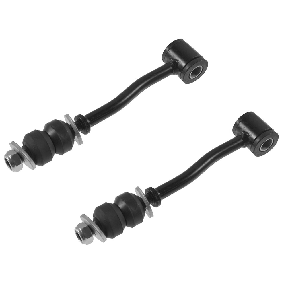 Trq Front Sway Bar Stabilizer Link Set Compatible With 1991-2001 Jeep Cherokee 1991-1992 Comanche 1993-1995 Grand Cherokee 1993 Grand Wagoneer 191213556542