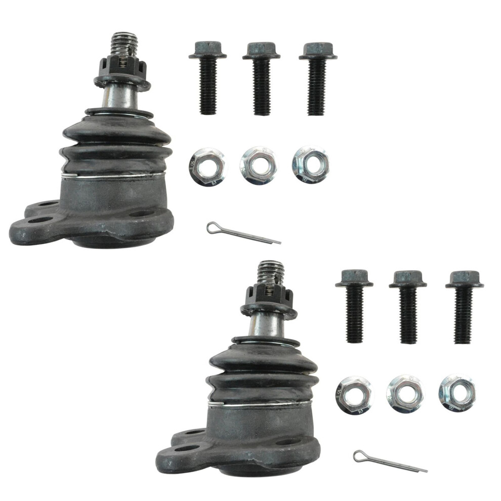Trq Front Upper Ball Joint Set Compatible With 2004-2012 Chevrolet Colorado Gmc Canyon 2006 Isuzu I-350 2007-2008 I-370 191213630884